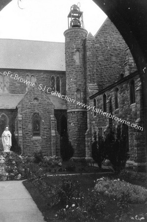 MOUNT ST JOSEPHS CLOISTER FROM DOOR OF CLOISTER